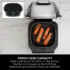 Ninja EG351UK Grill & Air Fryer - Black/Silver_family size capacity