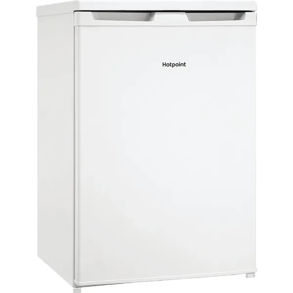 Hotpoint H55Z1 112W UK Low Frost Under Counter Larder Freezer - White_angled
