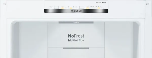 Bosch KGN392WEBG 60cm 70/30 Frost Free Fridge Freezer - White_controls