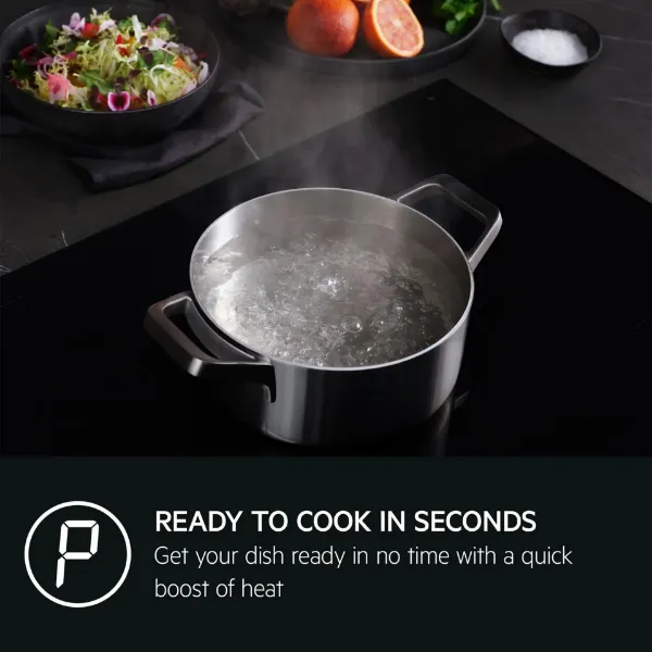 AEG TN64IA00XB 57.6cm Induction Hob_ready to cook in seconds