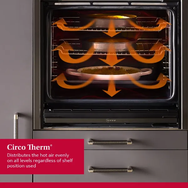 Neff B2DCG7AK3B 59.4cm Built In Electric Single Oven - Black_circo therm