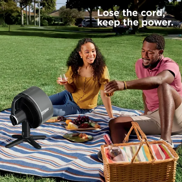 Shark FA150UK FlexBreeze TableMate Indoor to OutdoorTabletop Fan - Winter Fog_lose the cord