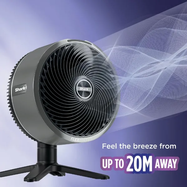Shark FA150UK FlexBreeze TableMate Indoor to OutdoorTabletop Fan - Winter Fog_feel the breeze