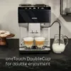 Siemens TP515GB1 Bean to cup coffee machine - Black/Silver_onetouch