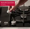 Neff T27PIQ4S0 75cm Gas Hob in Tempered Glass and Black_removable sword dials