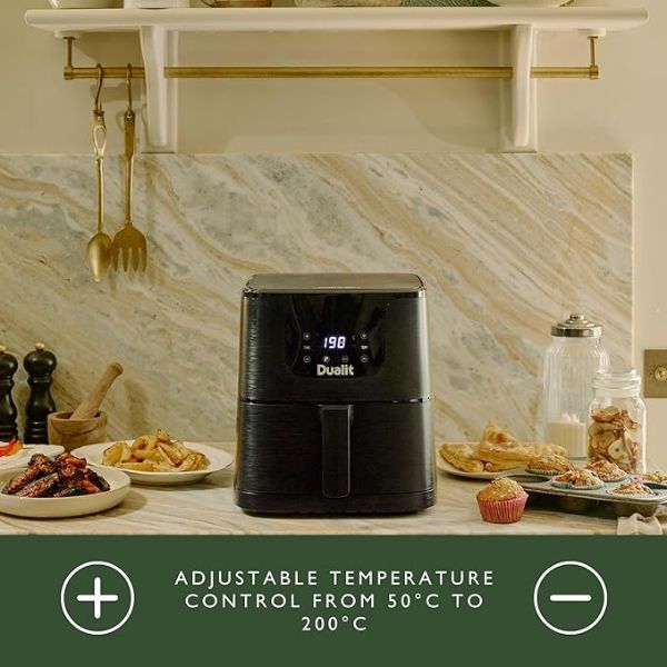 Dualit DA8923 Air Fryer 5.5L Capacity In Black_lifestyle