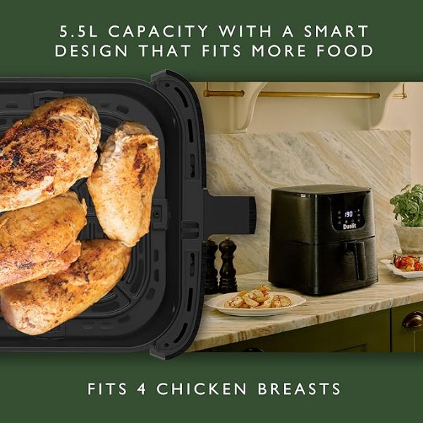 Dualit DA8923 Air Fryer 5.5L Capacity In Black_lifestyle