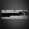 Smeg CMS4303X 45cm Classic Fully Automatic Coffee Machine in Stainless Steel _ front view in place 