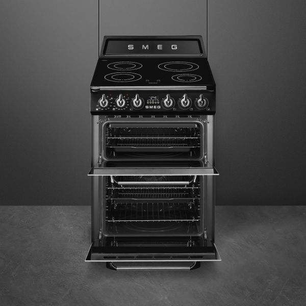 Smeg TR62IBL2 60cm Victoria Electric Cooker Black main 2