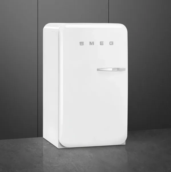 Smeg FAB10LWH6 55cm 50s Style Fridge Freezer Minibar Left Hand Hinge In White_outside