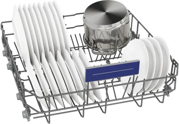Siemens SN23EW03ME iQ300 Freestanding Dishwasher with 14 Place Settings in White _lower basket