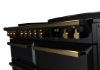 Rangemaster 18165 Deluxe 110 Induction Range Cooker in Gloss Black with Antique Brass Trim - ESDLB110EIPGBL/AB1_controls