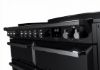 Rangemaster 15299 Deluxe 110 Induction Range Cooker in Gloss Black with Chrome Trim - ESDLB110EIPGBL/CM1_controls