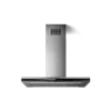 Elica ADELE-IS-AT-BSS 90cm Island Hood in Black and Stainless Steel