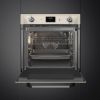 Smeg SOP6900TP 60cm Victoria Pyrolytic Single Oven Cream shelves