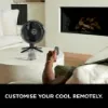 Shark 307FA300UK Shark FlexBreeze Pro Mist Indoor & Outdoor Fan & Outdoor Misting System - Dark Gray, Charcoal_customise