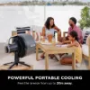 Shark 307FA300UK Shark FlexBreeze Pro Mist Indoor & Outdoor Fan & Outdoor Misting System - Dark Gray, Charcoal_powerful