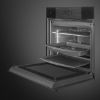 Smeg SO6104APB3 60cm Linea Omnichef Single Oven Midnight Black shelves
