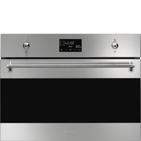 Smeg SO4302M1X 45cm Classic Combi Microwave Stainless Steel main