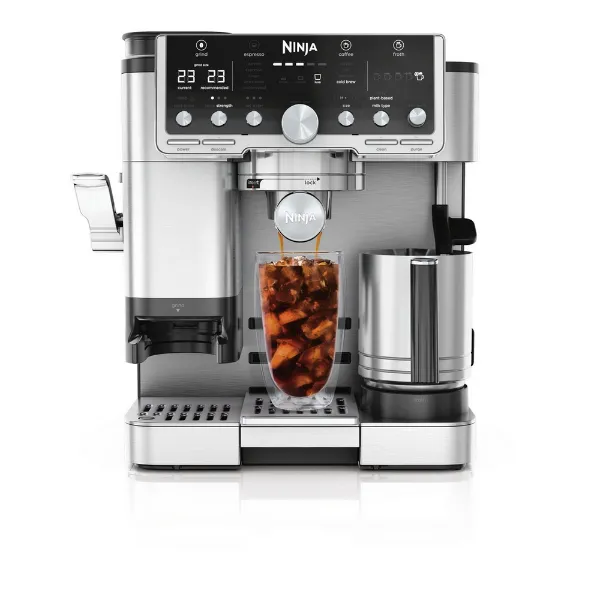 Ninja ES701UK Luxe Café Pro Series Espresso Machine - Black/Stainless Steel_drink