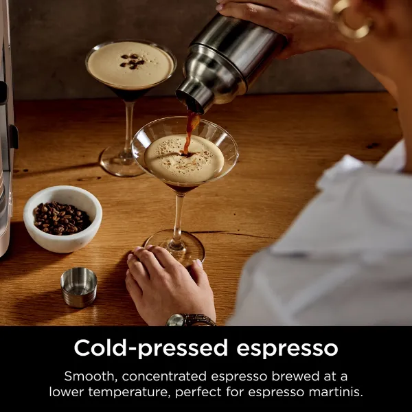 Ninja ES701UK Luxe Café Pro Series Espresso Machine - Black/Stainless Steel_cold pressed espresso