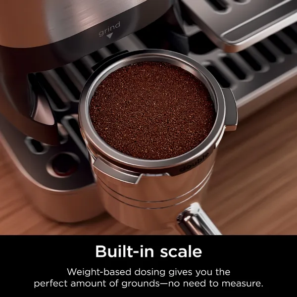 Ninja ES701UK Luxe Café Pro Series Espresso Machine - Black/Stainless Steel_built in scale