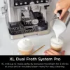 Ninja ES701UK Luxe Café Pro Series Espresso Machine - Black/Stainless Steel_dual froth system