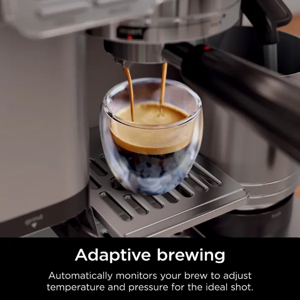Ninja ES701UK Luxe Café Pro Series Espresso Machine - Black/Stainless Steel_adaptive brewing
