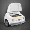 Smeg SMEG500B 50s Retro style FIAT 500 Refrigerator White open 2