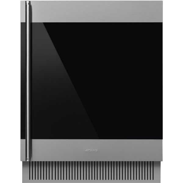 Smeg CVI338RX3 60cm Classic U/C Wine Cooler with Right Hand Hinge in Stainless steel_ front view