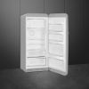 Smeg FAB28RSV5UK 60cm 50s Style Fridge with Icebox Right Hand Hinged In Silver_open