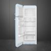 Smeg FAB30LPB5UK 60cm 50s Style Fridge Freezer Left Hand Hinge In Pastel Blue_open