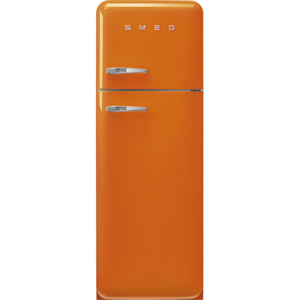 Smeg FAB30ROR5UK 60cm 50s Style Fridge Freezer Right Hand Hinge In Orange_main