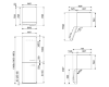 Smeg FAB32LRD5UK 60cm 50s Style Fridge Freezer Left Hand Hinge In Red_dimensions