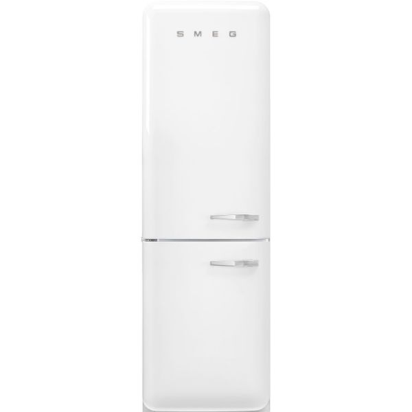 Smeg FAB32LWH5UK 60cm 50s Style Fridge Freezer Left Hand Hinge In White_main