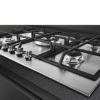 Smeg PX375 73cm Classic Gas Hob Stainless Steel controls