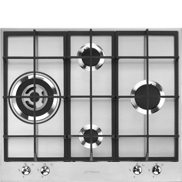 Smeg PX364L 60cm Classic Gas Hob Stainless Steel main