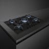 Smeg PV275B 72cm Gas on Glass Hob Black on