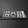 Smeg PGF95-4 87cm Classic Gas Hob Stainless Steel counter 3