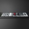 Smeg PGF30B 31cm Domino Classic Lava Stone Grill range