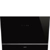Smeg KV28N 80cm Angled Chimney Hood Black main 2