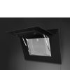 Smeg KV194B3 90cm Linea Angled Chimney Auto-Vent 2.0 Hood Midnight Black open