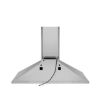 Smeg KSED95XE 90cm Chimney Hood Stainless Steel behind