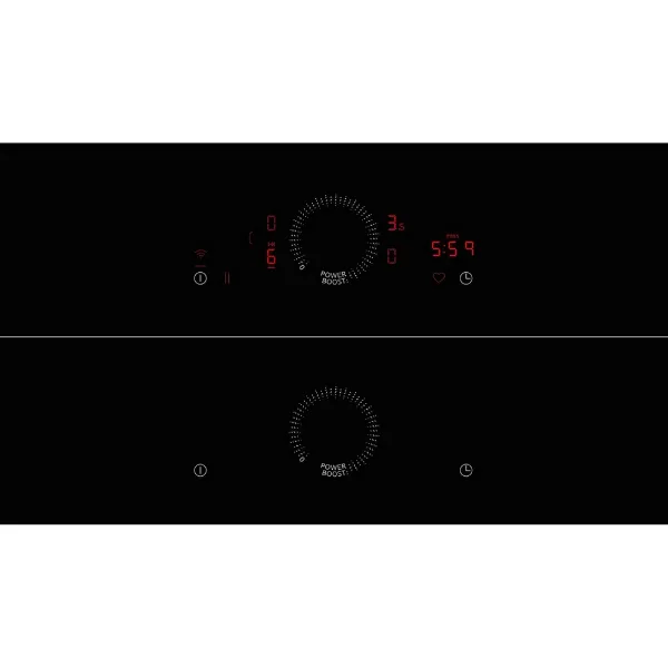 Neff T56FHS1L0KIT 59.2cm Combi Induction Hob with Pan Set - Black_controls
