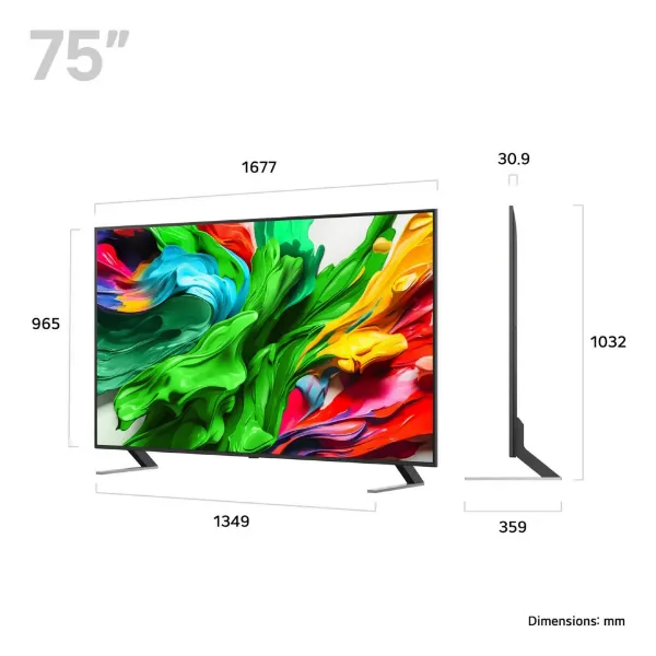 LG 75QNED85A6C.AEK 75" 4K QNED evo Smart TV_front