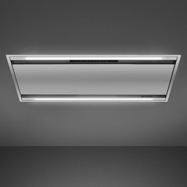 Smeg KLT9L4X 90cm Alta Ceiling Auto-Vent 2.0 Hood Stainless Steel 2