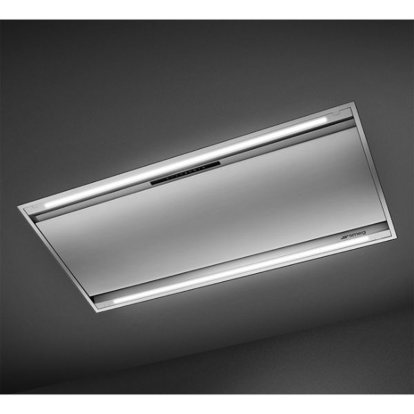 Smeg KLT12L4X 120cm Alta Ceiling Auto-Vent 2.0 Hood Stainless Steel 2