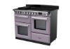 Rangemaster 17869 Estel Deluxe 110 Induction Range Cooker with Proving Drawer in Heather with Chrome Trim - ESDLO110EIPHTH/CM1_angled