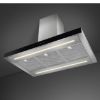 Smeg KBTI9L4VN 90cm Island Auto-Vent 2.0 Hood Stainless Steel with Black Glass under