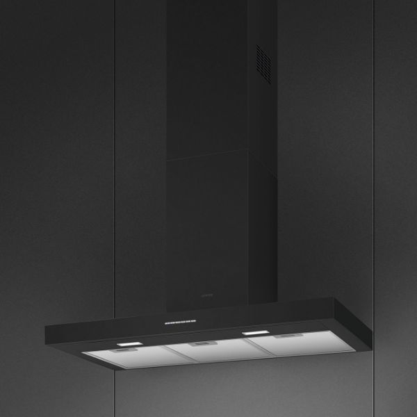 Smeg KBT900NE 90cm Chimney Hood Matte Black main 2